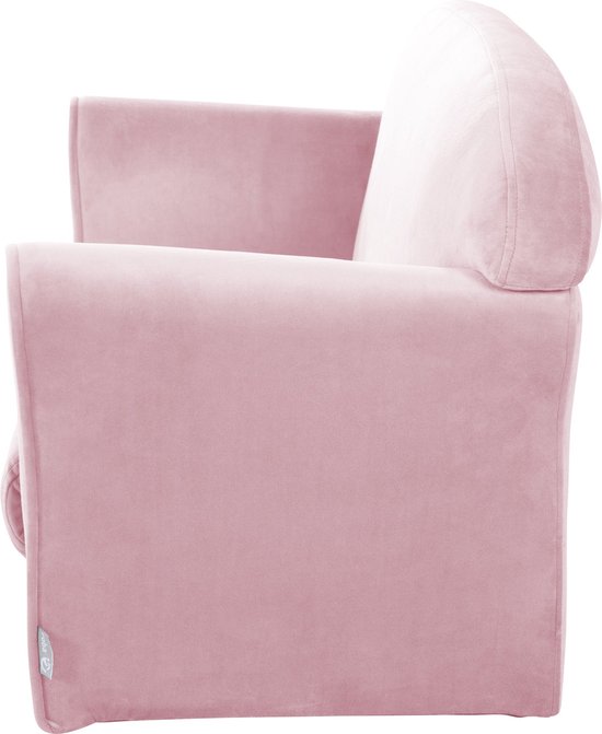 Roba Banc Enfant Lil Canapé Junior 38 X 78 X 43 Cm Velours Rose
