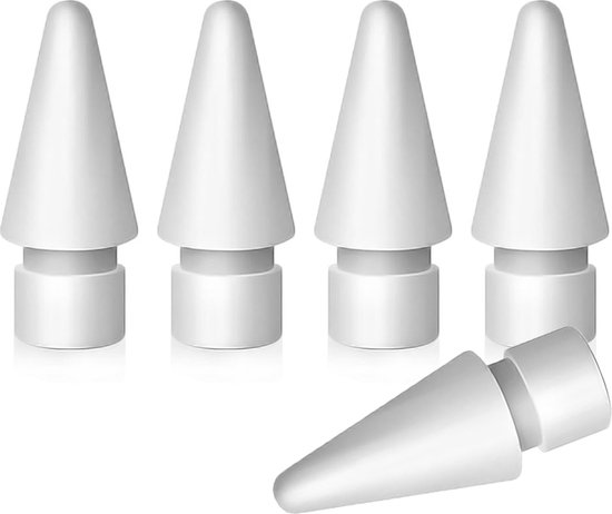 MMOBIEL Tips voor Apple Pencil – 5 Stuks Apple Pencil Punten voor Apple Pencil 1e & 2e Generatie – iPencil Nibs Vervanging - Wit