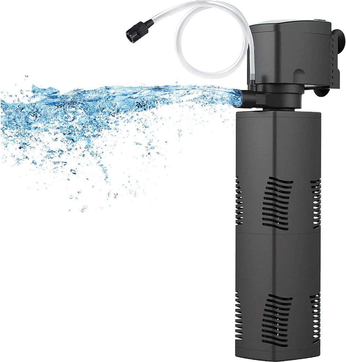 Biologische spons binnenfilter - Interne aquariumfilterpomp 1200 l/u - Groot bassin 150-560 liter - Koud water tropische vissen - Tuin vijver