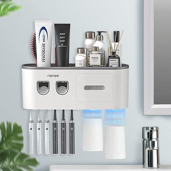 Automatische Tandpastadispenser met Wandhouder voor de Badkamer - 2