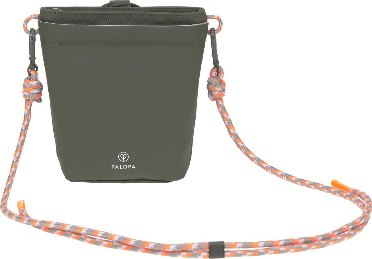 Palopa Beloningszakje Beloningstasje voor honden - Snack Bag Karl - Medium - Dark olive