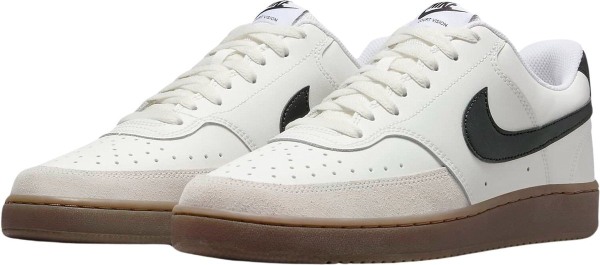 Nike Court Vision Low wit - zwart - bruin