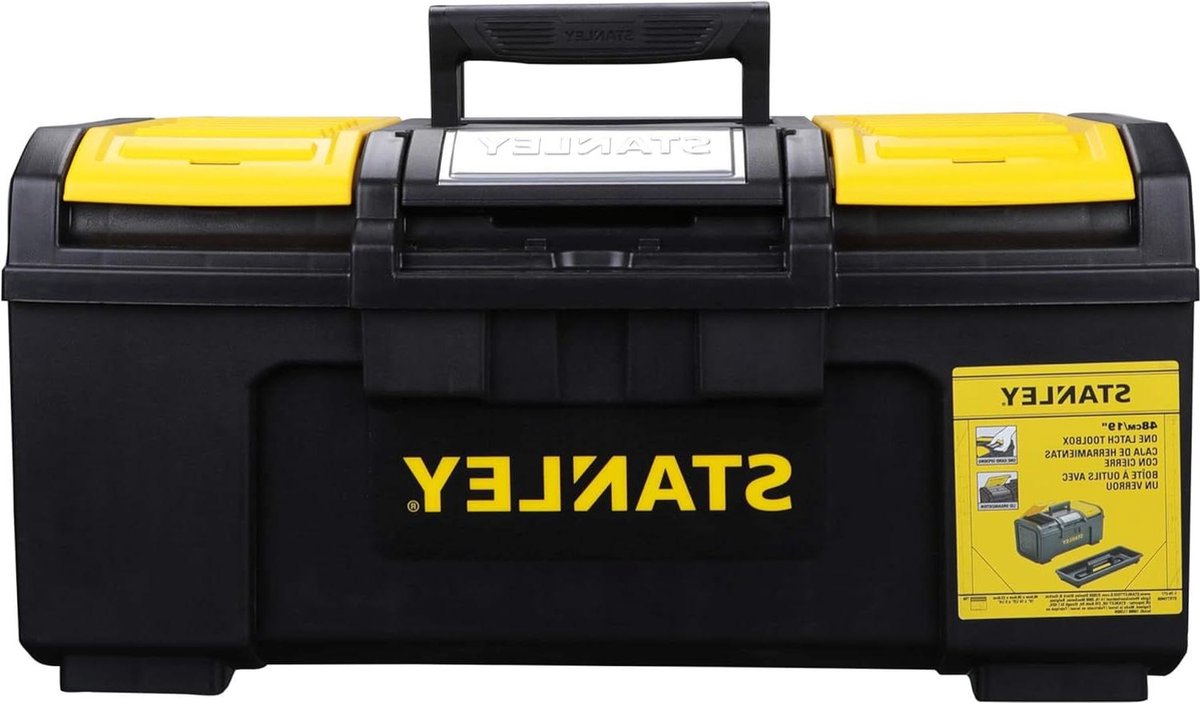 Zelfsluitende doos 19 inch 48 cm met zelfsluitend mechanisme