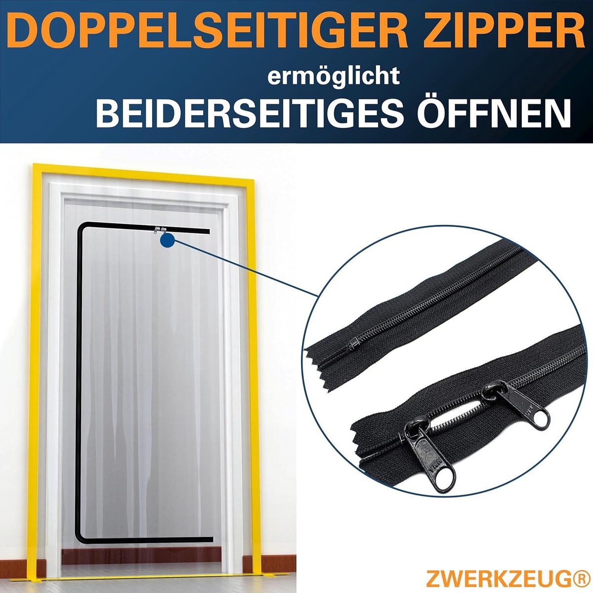 Zware stofwerende ritssluiting, zelfklevend, peel-and-stick, voor de bouw Alibab Zware stofwerende ritssluiting, zelfklevend, peel-and-stick, voor de bouw Alibab