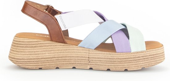 Gabor 42.872.24 - sandale pour femme - multicolore - taille 39 (EU) 6 (UK)
