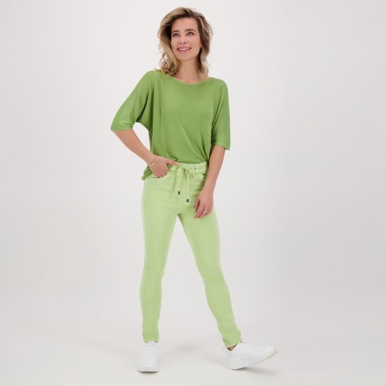 Groene Broek/Pantalon van Je m'appelle - Dames - 5 maten beschikbaar