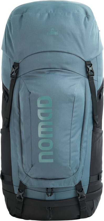 NOMAD® Batura 55 litres Blauw | Sac à dos Premium pour femmes et hommes | Randonnée - Sac à dos de trekking avec Flight Bag / Housse
