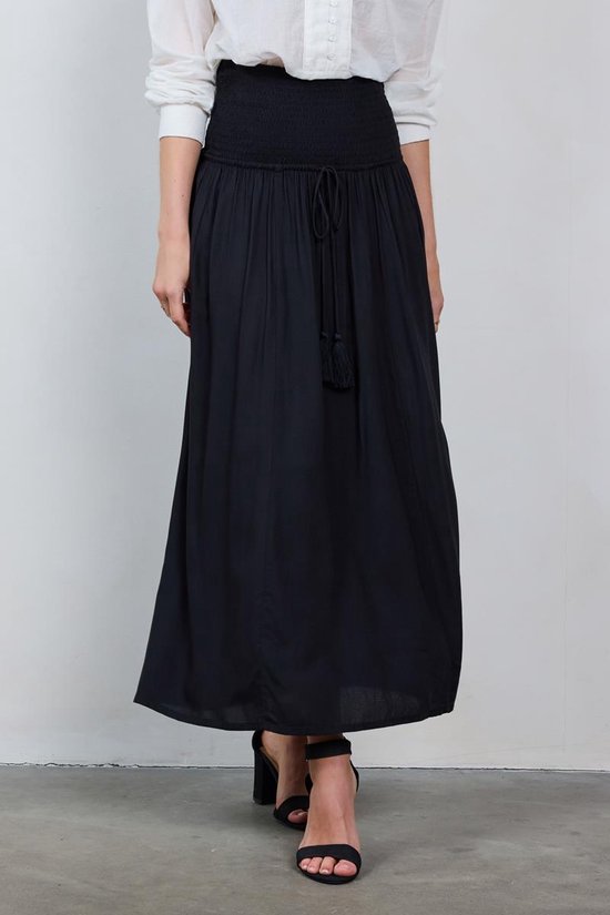 DIDI Dames Smocked skirt Magic in black maat 44