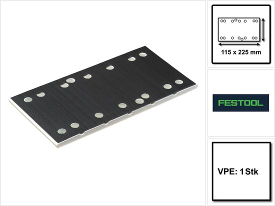 Festool Schleifschuh SSH STF 115x225/10 483679 für Rutscher RS200 Rs2