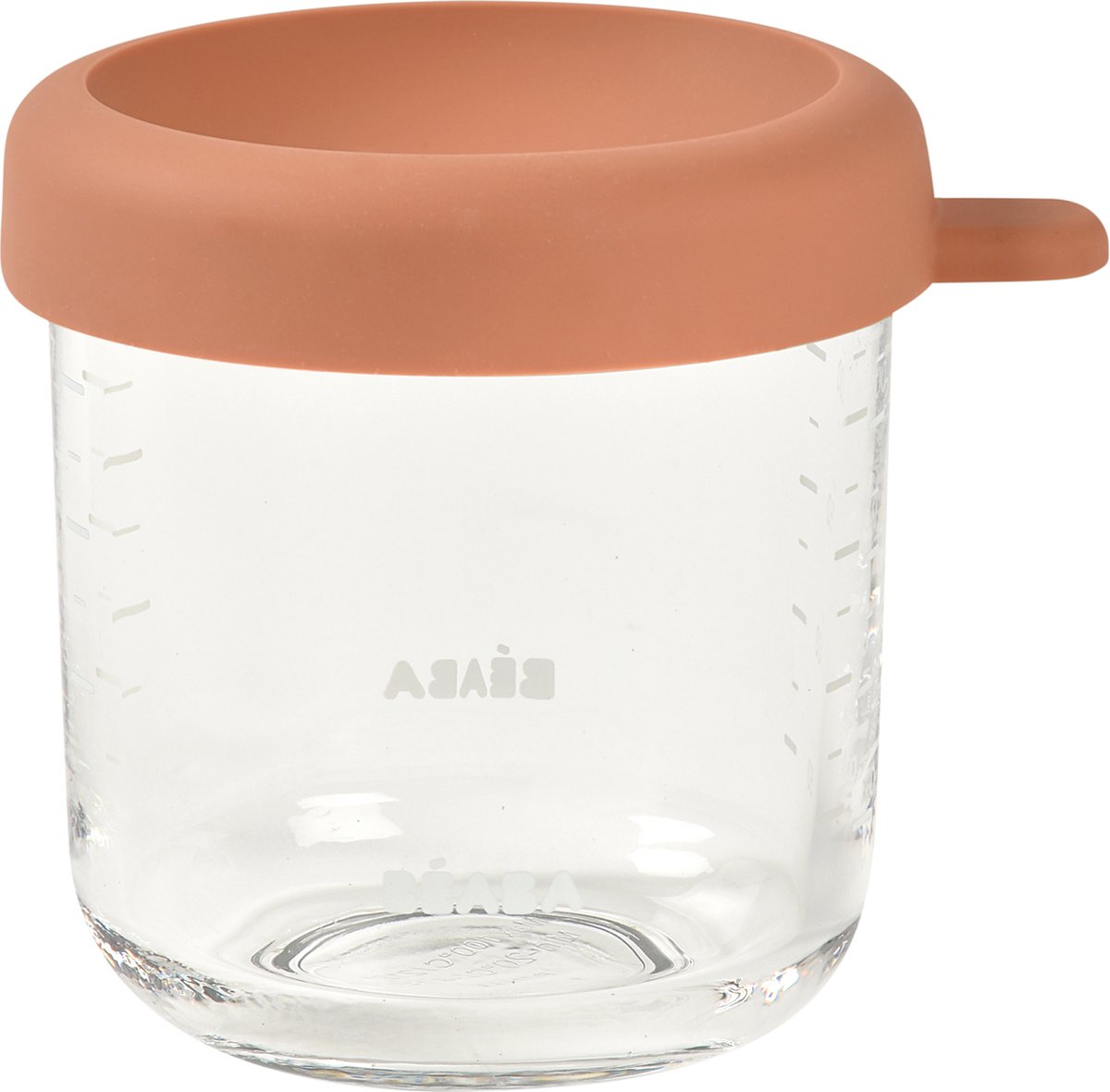 Goedkoopste Béaba Glazen Bewaarpotje - Babyvoeding bewaarpotjes - Babyvoeding bewaarbox – Terracotta - 250 ml