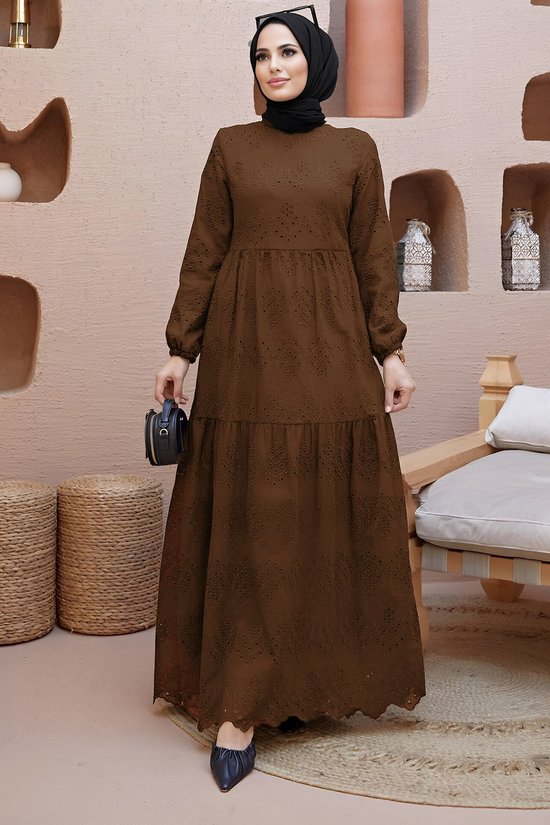 MODABOUT Lange jurk Abaya Hijab-jurk dames - NELB0007D4644KHV