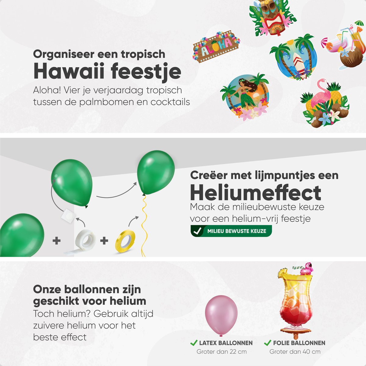Fissaly 78 Stuks Hawaii Flamingo, Ananas & Palmbladeren Feest Decoratie – Aloha & Tropisch – Slingers, Ballonnen & Accessoires — afbeelding 4