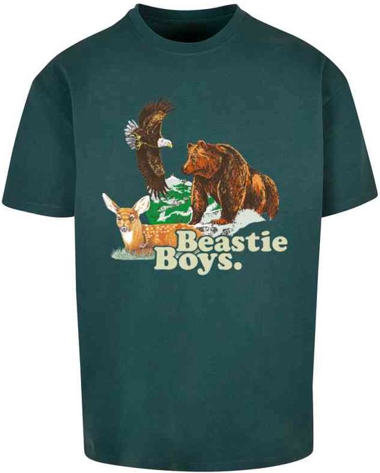 Mister Tee - Beastie Boys Animal Heren T-shirt - XXL - Groen