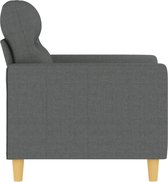 Fauteuil 60 cm stof donkergrijs