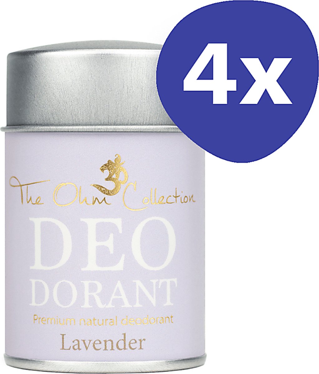 Goedkoopste The Ohm Collection Deodorant Poeder Lavender (4x 50gr