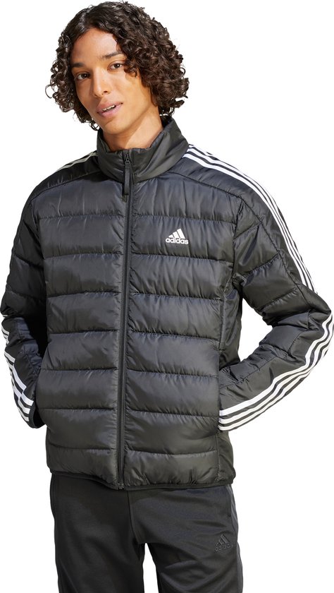 adidas Sportswear Essentials 3-Stripes Light Down Jacket - Heren - Zwart- XS