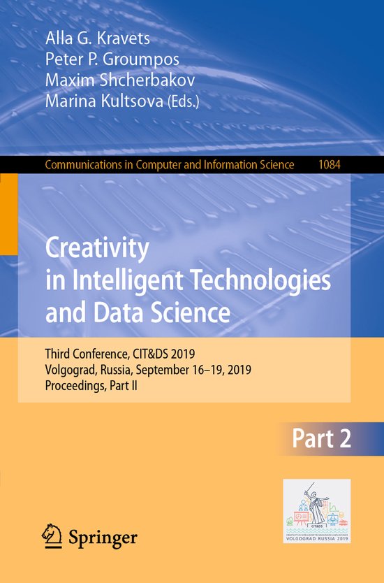 Communications in Computer and Information Science1084- Crea ... - cover