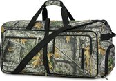 Reistas 40 - 85 l met schoenenvak, opvouwbare weekend-reistas, handbagage voor mannen en vrouwen, Camouflage 65 liter