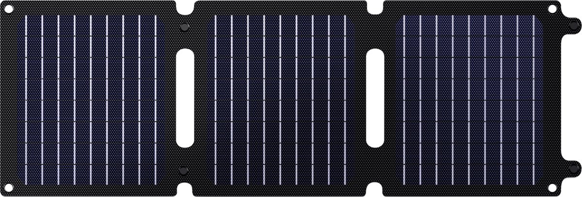 Trust Zuny 20W Draagbaar Zonnepaneel – Mobiele Solar oplader voor Smartphone, Tablet & Powerbank - Zwart — cadeau in Sport & Outdoor - foto 3