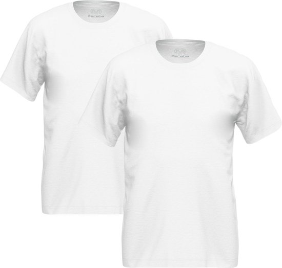 Ceceba T-shirt ronde hals - 110 White - maat S (S) - Heren Volwassenen - 100% katoen- 31240-4012-110-S