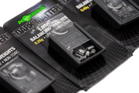 Korda Dark Matter Balancing Weights - 0.30g - Zilver van Korda — afbeelding 3