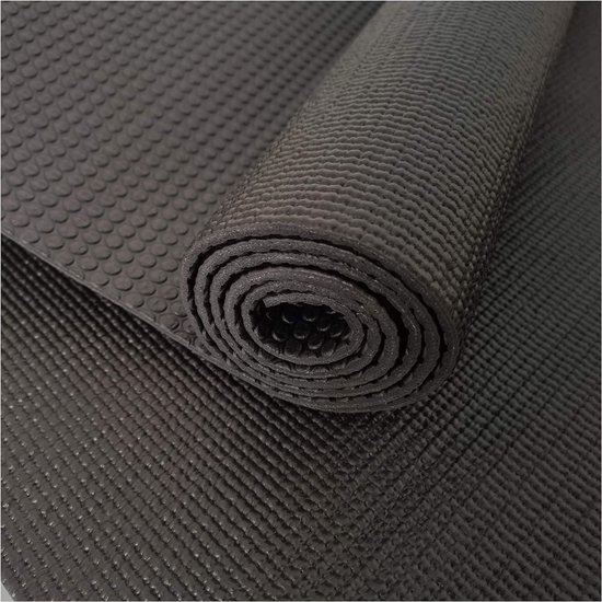 Yogamat – comfortabel en antislip gemaakt van eco-PVC – niet giftig – afmeting 183 x 61 x 0,4 cm – ideale sportmat voor yoga, pilates, gymnastiek, fitness, training, functioneel van Yogamat — afbeelding 2