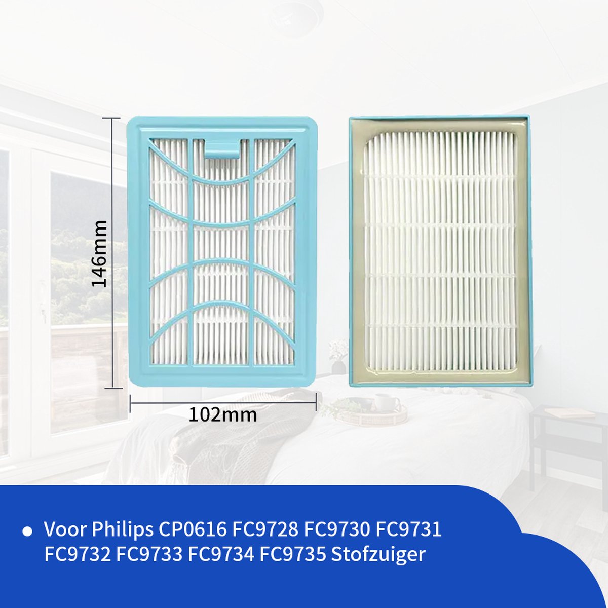 Vhbw set di 6 filtri compatibile con Philips PowerPro Expert FC9742/09, FC9743/09, FC9744/09, FC9745/09, FC9746/09 aspirapolvere - 6x filtro | Leroy Merlin