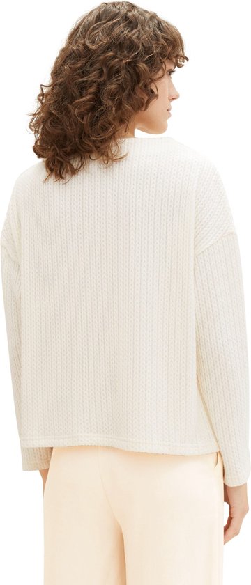 Tom Tailor Dames-Sweater--10315 Whisper W-Maat L