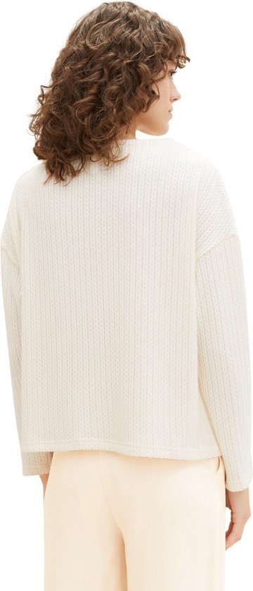 Tom Tailor Dames Sweater 10315 Whisper W Maat L bol