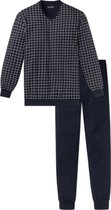 Pyjama Homme Schiesser - Bleu Foncé - Col V - Taille 3XL