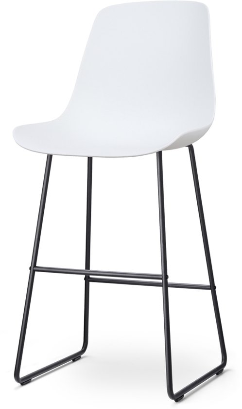 Opvouwbare kruk 60 cm, ronde gevoerde zitting, 75 cm draagbare volwassen keuken opvouwbare hoge kruk, opvouwbare barkruk voor thuis, feest, winkel, belasting 120 kg (Color : Black, Size : 65cm/26in