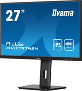 iiyama ProLite XUB2794HSN-B1 - 27 Inch - IPS - Full HD - USB-C Dock - In hoogte verstelbaar