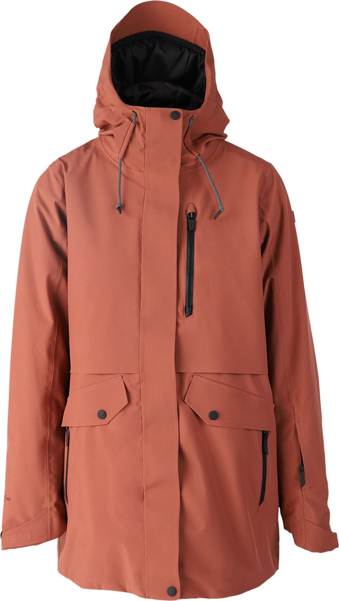 Brunotti Bombini Dames Ski Jas Bruin