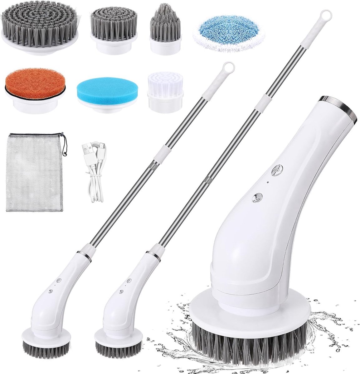 Goedkoopste Elektrische Schoonmaakborstel - Elektrische Schrobborstel - Electrische Schoonmaakborstel - Elektrische Scrubber - Elektrische Afwasborstel