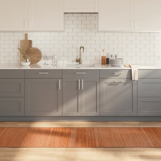 vidaXL - Tapis - rectangulaire - 70x300 - cm - bambou - marron