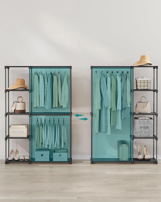 Kledingrek Vrijstaande hanger - Clothes rack Freestanding hanger ,43 x 124 x 182 cm