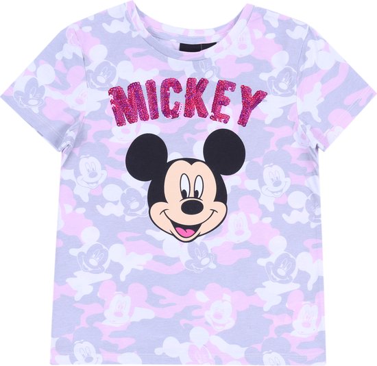 Grijs en roze Mickey Mouse DISNEY t-shirt