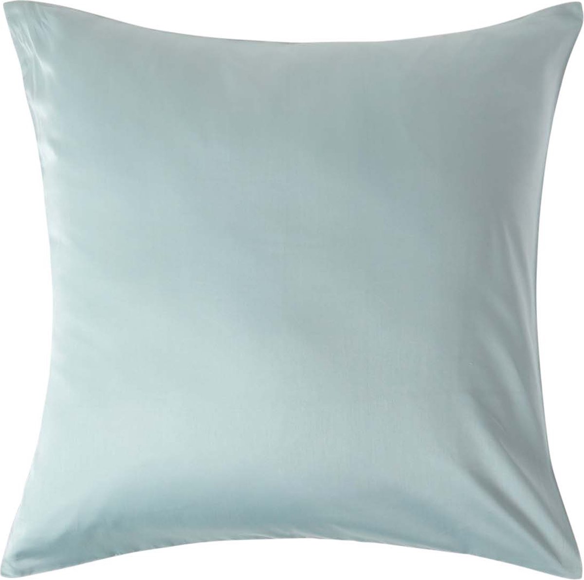 Homescapes Biologisch Kussensloop 60x60 cm – Eendenei Blauw – 100% Egyptisch Katoen Satijn – Draaddichtheid 400
