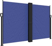 vidaXL - Windscherm - uittrekbaar - 160x1000 - cm - blauw