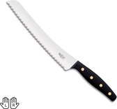 Couteau de moulin Robert Herder, inoxydable, couteau à pain, poli à la main KB2