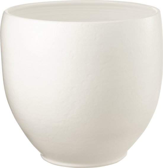 J-Line Cachepot Ying Ceramique Blanc X-Large