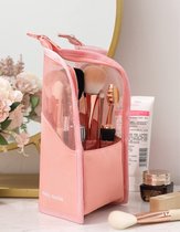 IBBO® - Make Up Organizer - Reistasje voor borstel/kwasten - Travel pouch - Beautycase Dames - Cosmetica - Beauty- Reizen -vakantie -handig - Roze