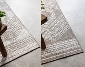 Flycarpets Elle Decoration - Binnen & Buitenkleed - Omkeerbaar - Gemini - Beige - 80x150 cm