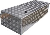 DE HAAN BOX WXV - 950x400x250 mm - aluminium traanplaat disselbak - voorzien van vlinderslot