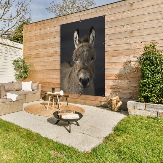 Portrait chevalet Affiche de jardin 100x200 cm - Toile de jardin / Toile d'extérieur / Peintures d'extérieur (décoration de jardin) XXL / Groot format!