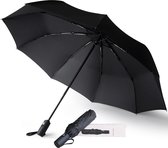 Paraplu stormbestendig zakparaplu automatisch open- en sluitmechanisme voor op reis winddicht met UV-bescherming umbrella