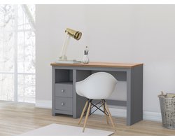 Emerald-Bureau - 2-deurs - Grijs Eikenlook