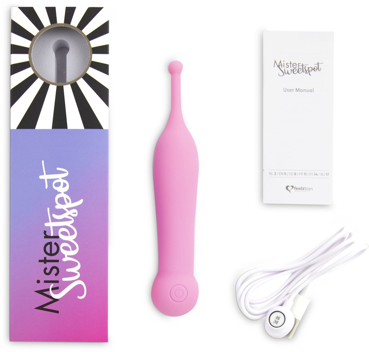 Goedkoopste FeelzToys - Mister Sweetspot Clitoris Vibrator - Roze