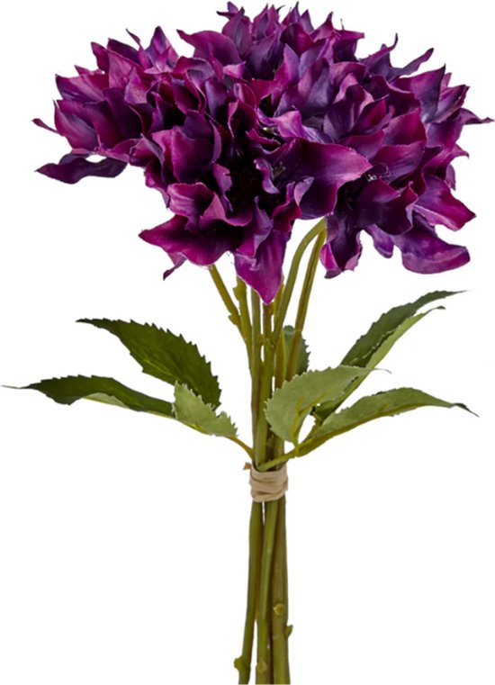 Bouquet hellébore artificiel violet H35