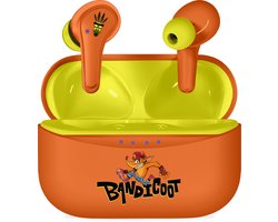 Crash Bandicoot - draadloze oordopjes - met oplaadcase - touch control - extra eartips - TWS earpods bluetooth